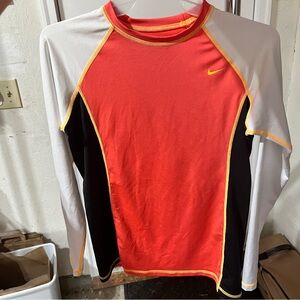 Nike Red and Black Swim Coverup